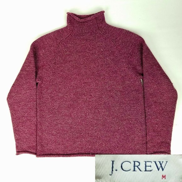 Vintage J Crew Mens Oarsman Sweater Wool Roll Neck - Picture 1 of 5